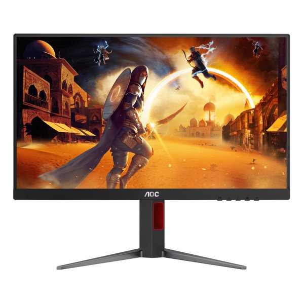 ゲーミングモニター 23.8型/フルHD/FastIPS/HDR10/180Hz/1ms/ブラック&レッド 24G4/11 Black & Red