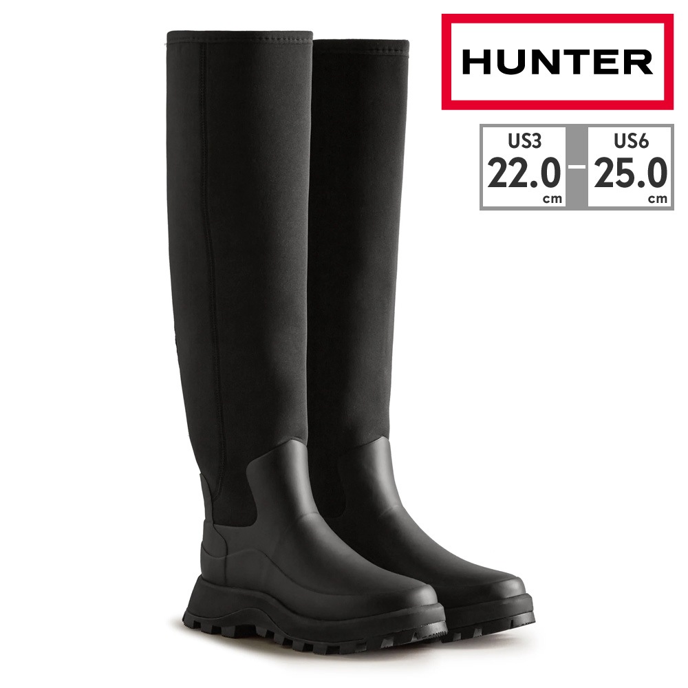 HUNTER レインシューズ レディース シティ エクスプローラー トール ネオプレン ブーツ WFT2232NRE ハンター WOMENS CITY EXPLORER TALL BOOT ブーツ レ