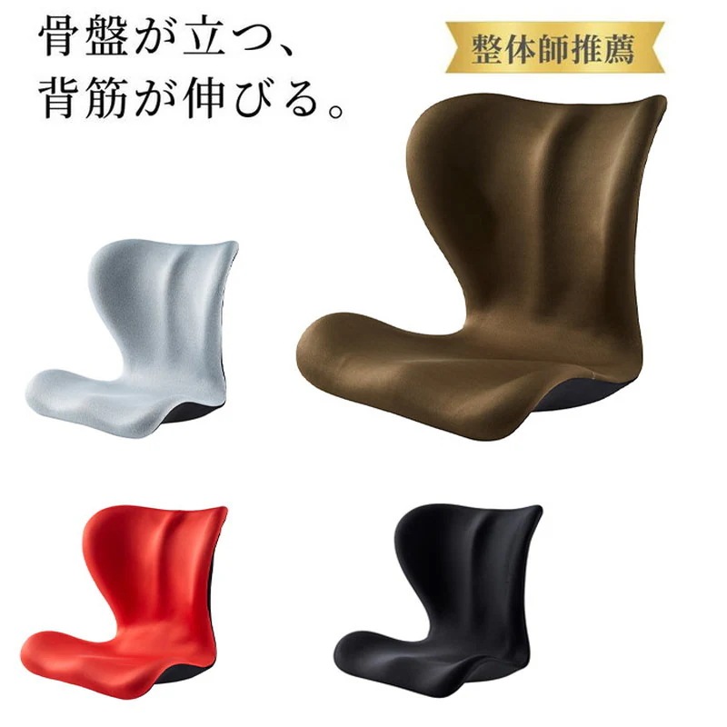 背筋 猫背 ストレートネック 骨盤矯正 椅子 オフィス クッション バランスチェア 座椅子 腰痛緩和 サポートクッション 新品姿勢矯正 矯正