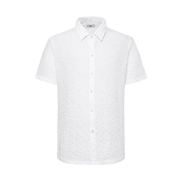 男性シアサッカーレギュラーフィット半袖シャツ DMS1SHCS750A1
