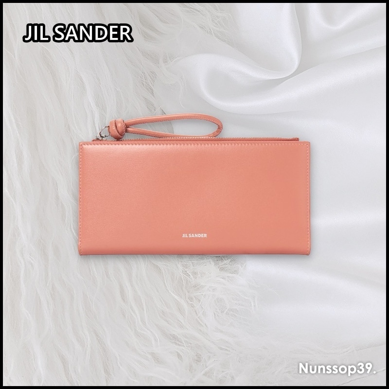 JIL SANDER J07UI0008 P5354 657 ロゴ折りたたみ式長財布