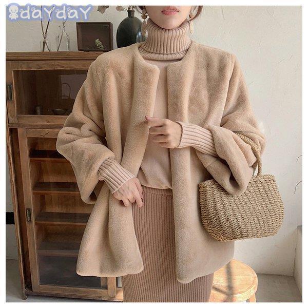 コート レディース ファーコート ダウン ジャケット ボアコート フェイクファー フォックス アウター ショート おしゃれ 上着 暖かい 防寒 冬服 新作 もこもこ