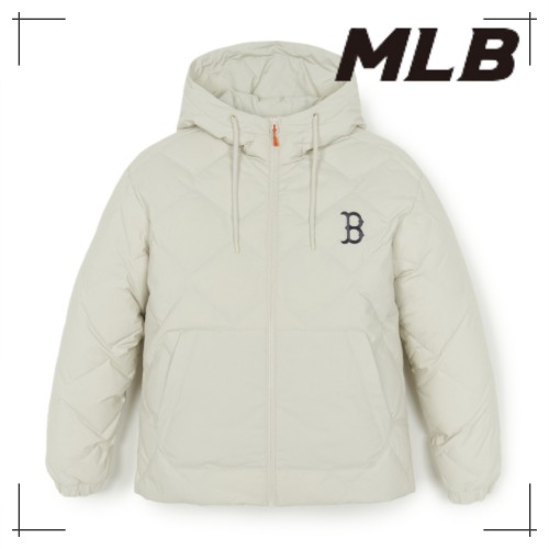 MLB公式 ダウン Goff Core Hooded Diamond Quilting Lightweight Short Padded BOS (D.Cream)
