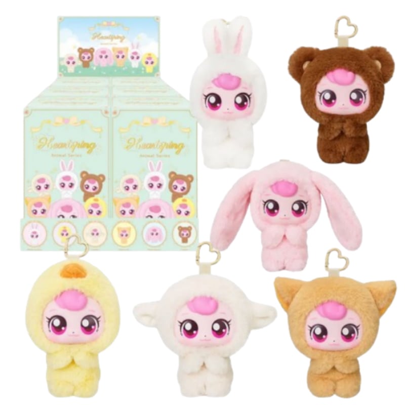 ハチュピンアニマルシリーズ ランダムキーホルダー6セット重複なし