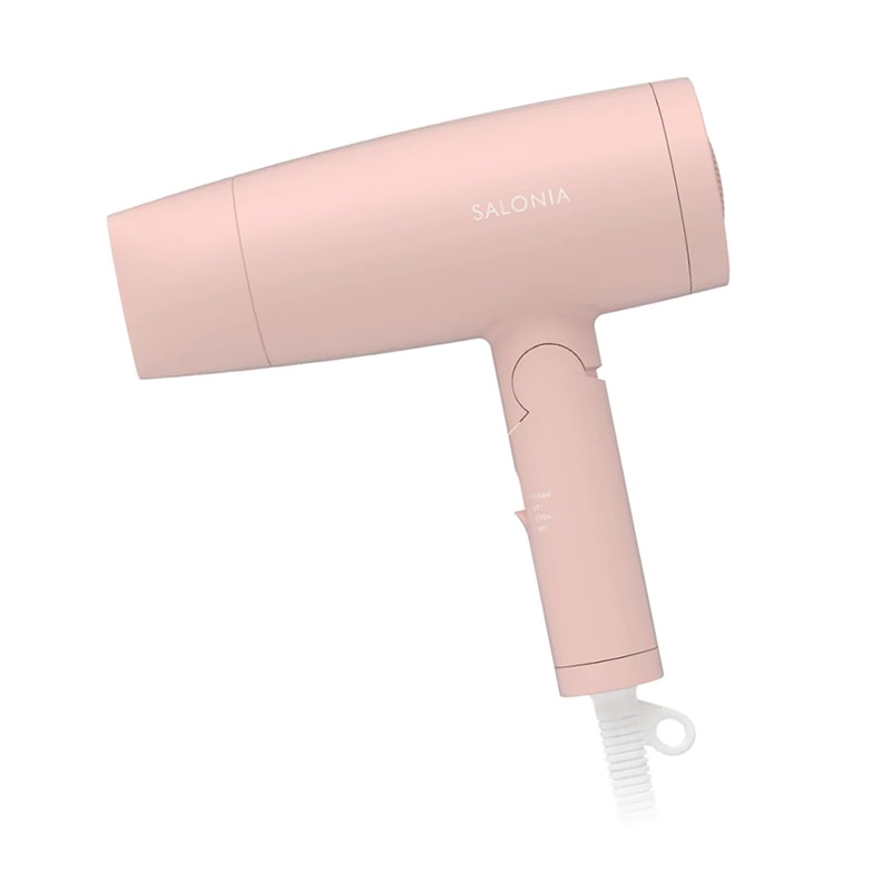 25年春夏限定カラーサロニア SALONIA スピーディーイオンドライヤー メロウコーラルピンク SAL24013PM 大風量 マイナスイオン 速乾