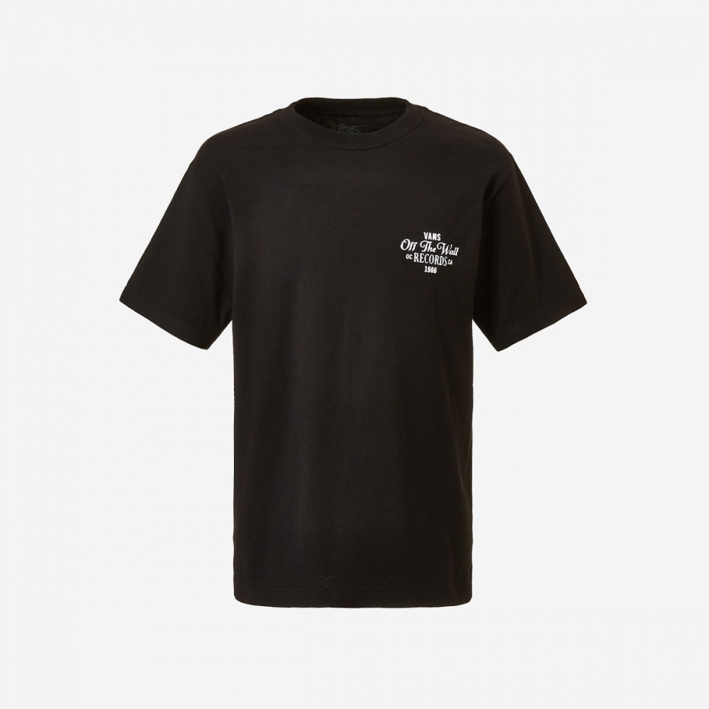VANS ディープカット 半袖Tシャツ VN000M46BLK-BLACK