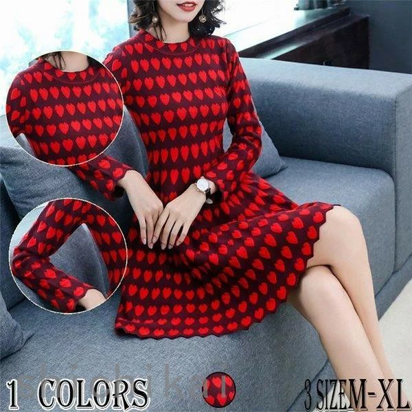 プルオーバー ラウンドネックニット レディース オシャレ WILLS THOM ファッション キレイめ Aライン セーターワンピ ニットワンピ ニットワンピース ホワイトデー ミニ丈 秋冬 長袖