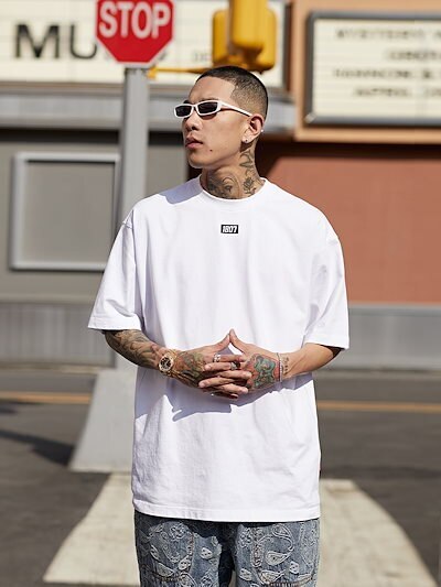 【1807】半袖Tシャツ Tシャツ ボトミングシャツ ルーズ カジュアル ヒップホップ ストリート メンズ レディース ユニセックス m4