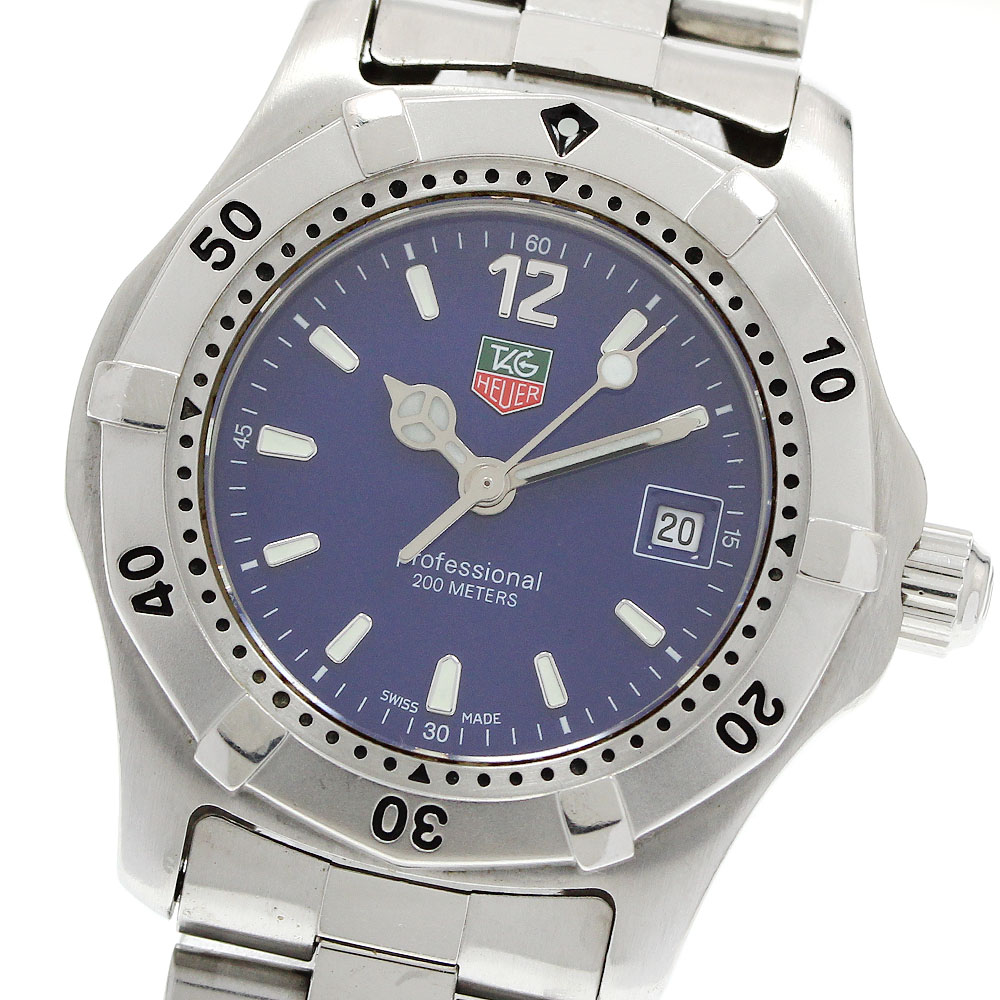 タグホイヤー TAG HEUER WK1313-1 プロフェッショナル200ｍ デイト クォーツ レディース _962090【中古】