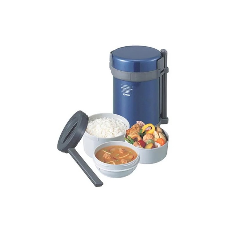 【即納】象印 ( ZOJIRUSHI ) ステンレスランチジャーおべんと SL-GD18-AH メタリックブルー 7,499円