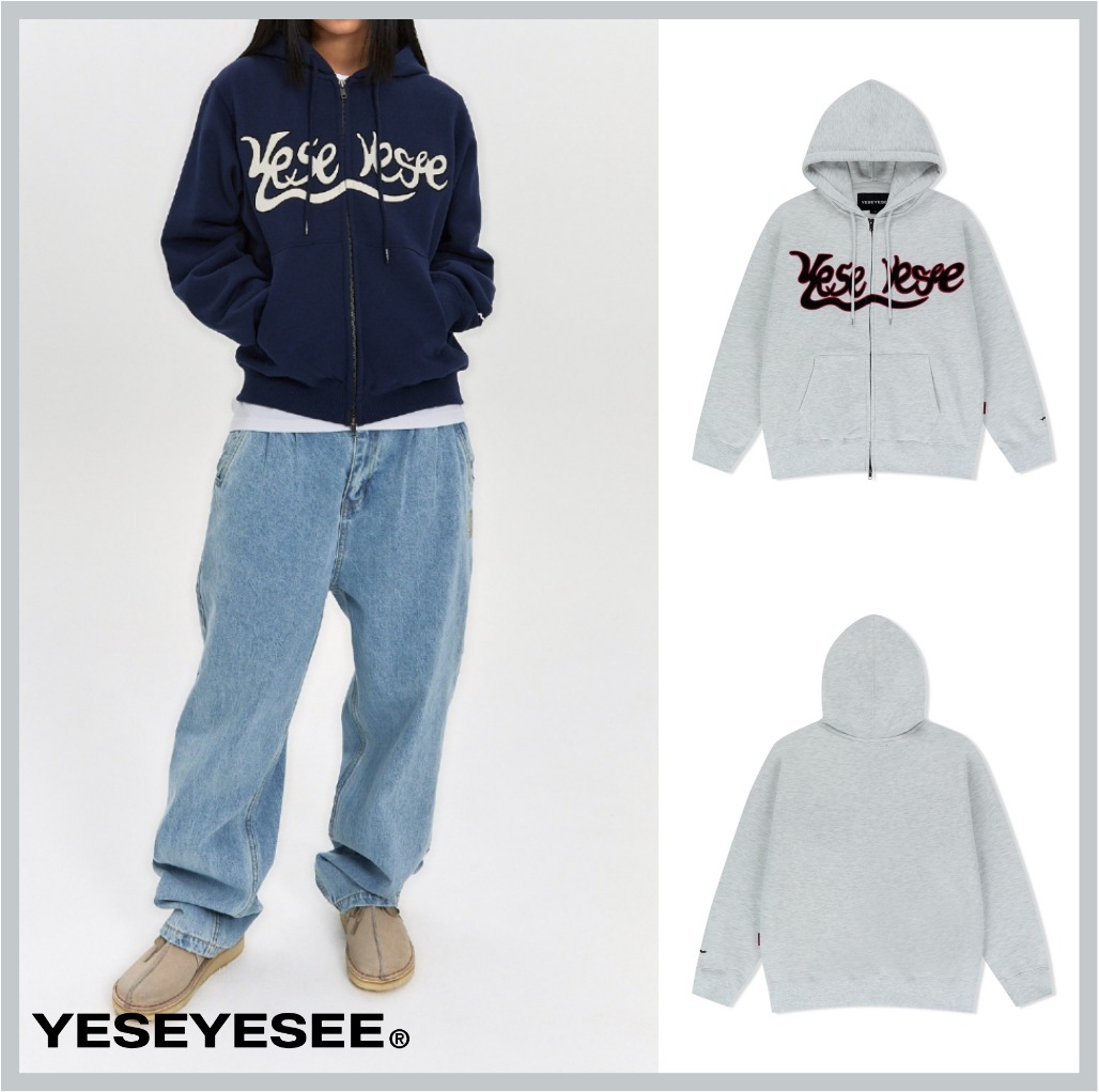Y.E.S Snail Logo Zip-up Hoodie