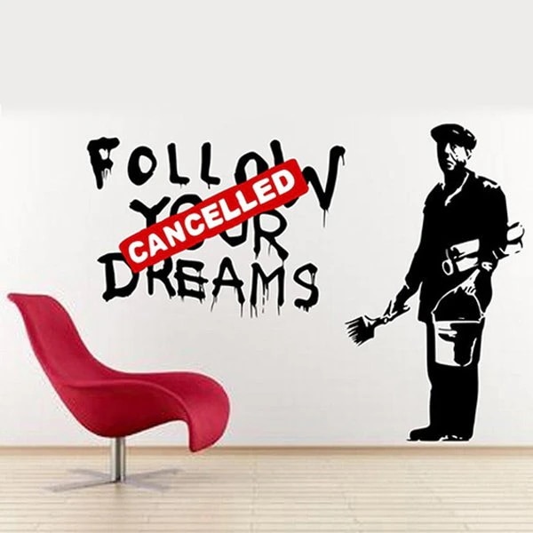 バンクシー ウォールステッカー 壁 デコレーションステッカー インテリア アート