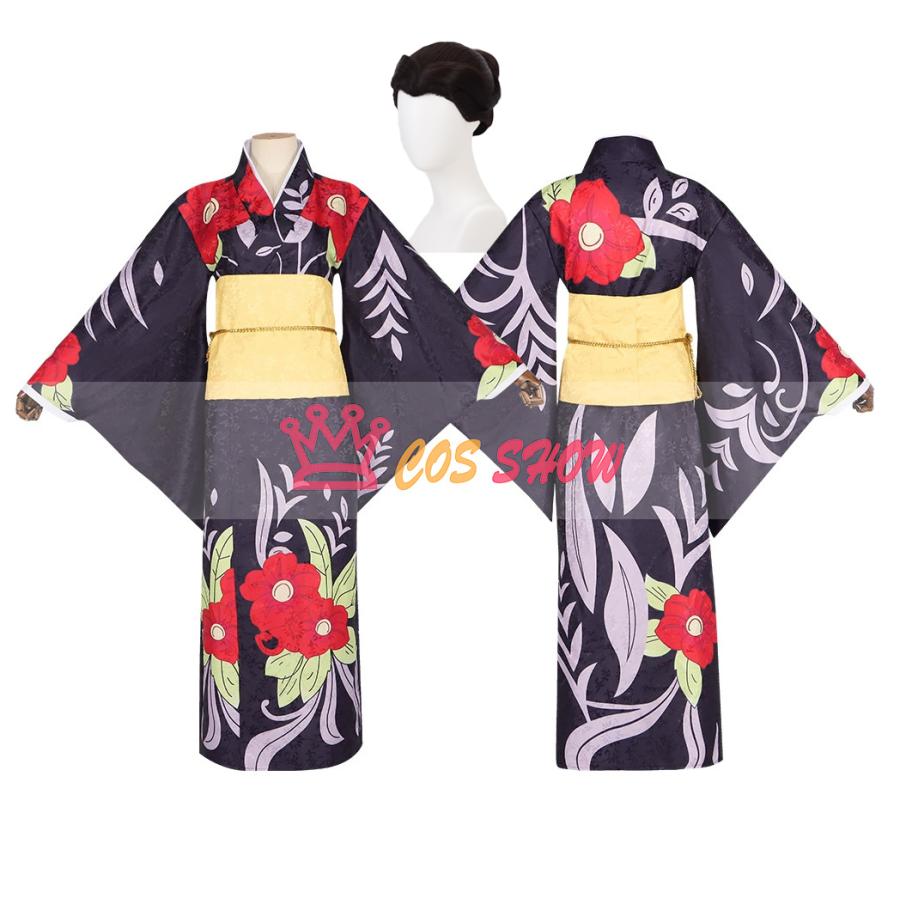 赤字販売!珠世 たまよ コスプレ衣装 cosplay ウィッグ 能 仮装 イベント ステージ服 舞台 ハロウィン アニメ 演出服