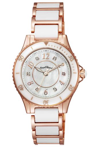 [ANGELHEART] 腕時計 エンジェルハート LOVE SPORTS ラブスポーツ パールダイヤル 文字盤 ステンレススチール ソーラー電池 30MM 正規保証 WATCH WLS29PG レデ