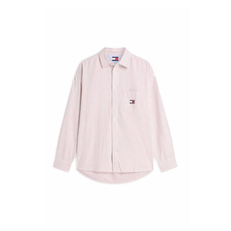 TOMMY JEANS オーバーサイズストライプシャツ (T32G6WSH13TMT1XK5) T32G6WSH13TMT1XK5 214664