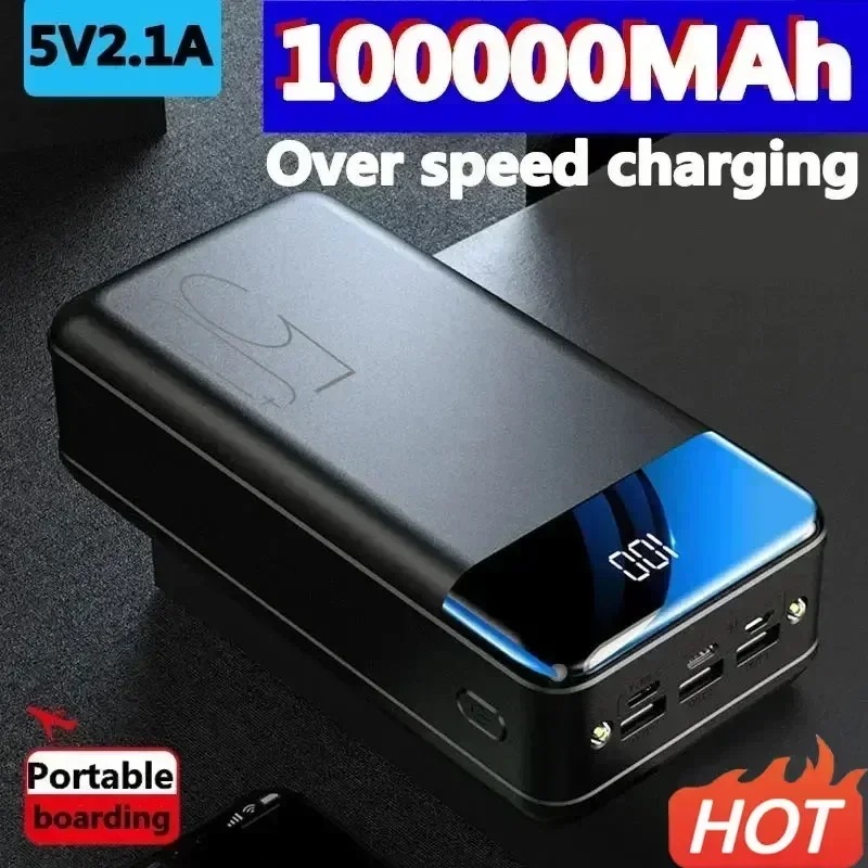 大容量急速充電バンク,ユニバーサルモバイル電源,送料無料,新品,200000 mah,5v,2.1a - 509