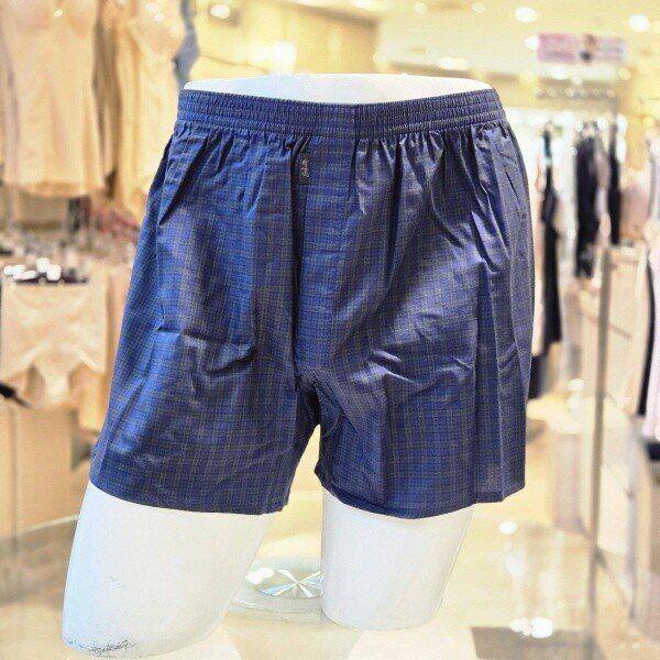 WMP5422DGR_輸入綿麻チェックトランクGR