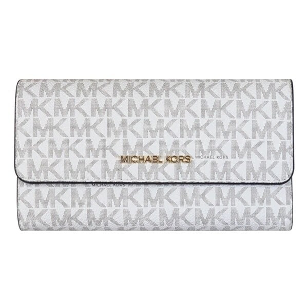 即発 アウトレット レディース 長財布 シグネチャー スナップ開閉 三つ折り 関税込み 35F8GTVF3B【Original Wrapping】