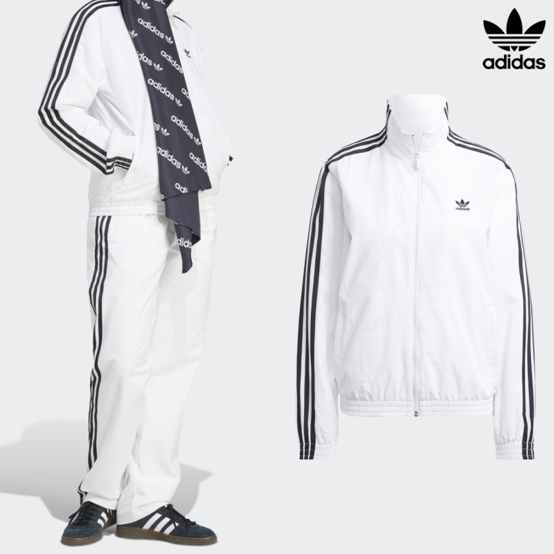 [ADIDAS] アディダス レディース ウーブン トラックトップ ホワイト / WOVEN TOP WHITE