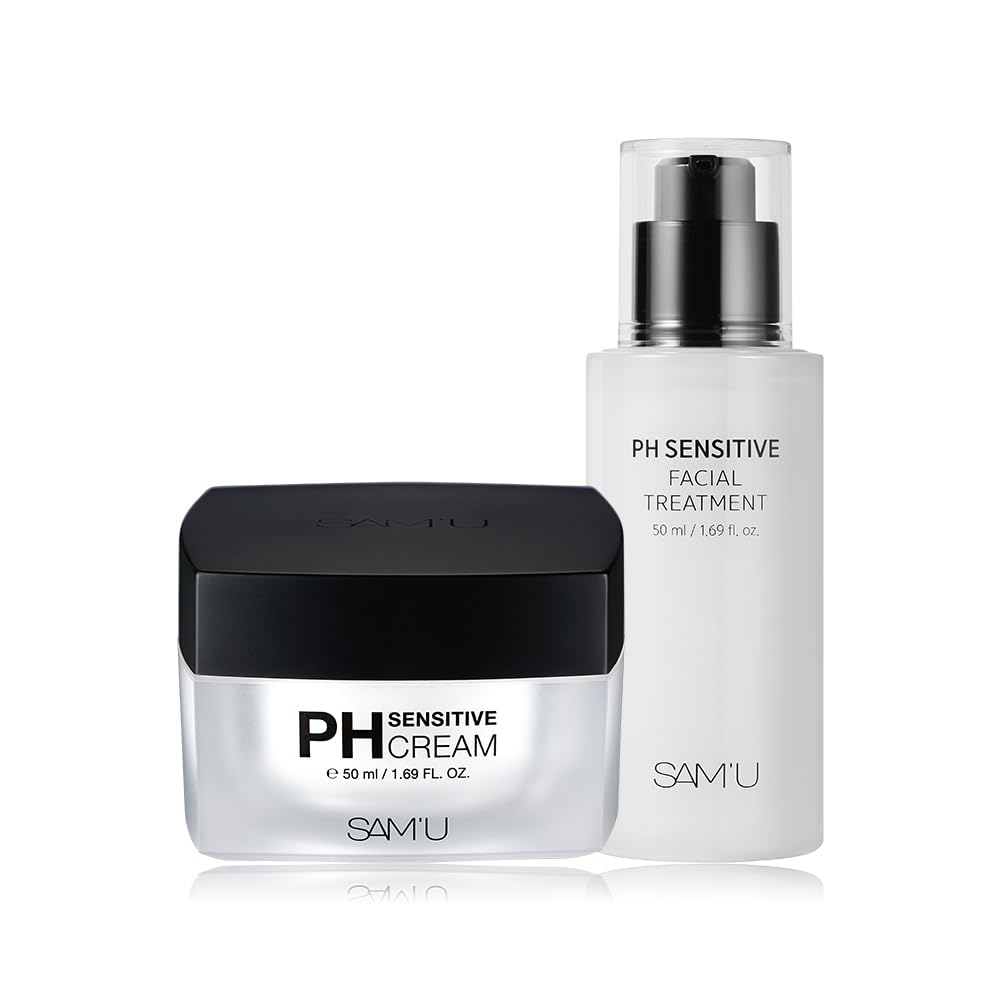 サミュ PHセンシティブクリーム50ml + PHフェイシャルトリートメント60ml(2点セット) PH Sensitive Cream + PH Facial Treatment スキンケアセット