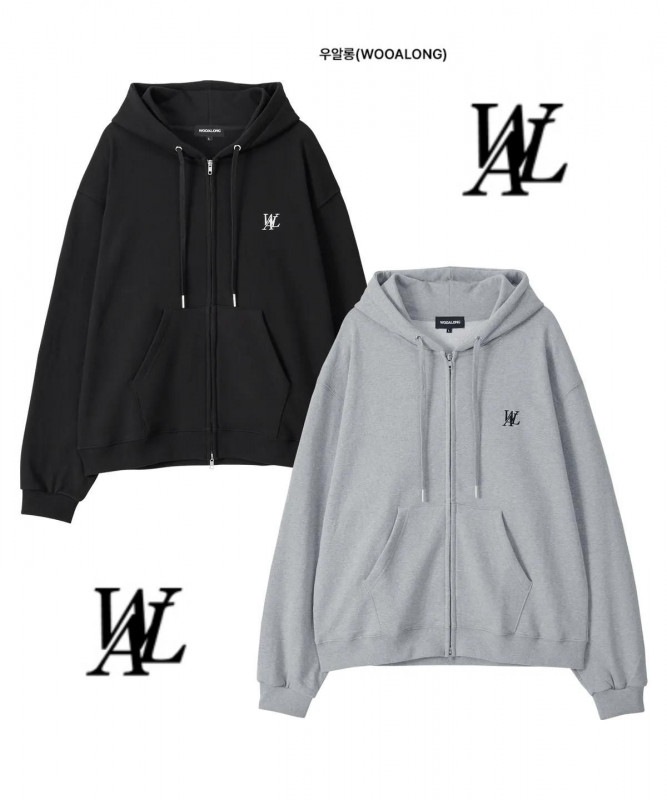 Signature hood zip-up (2colors)