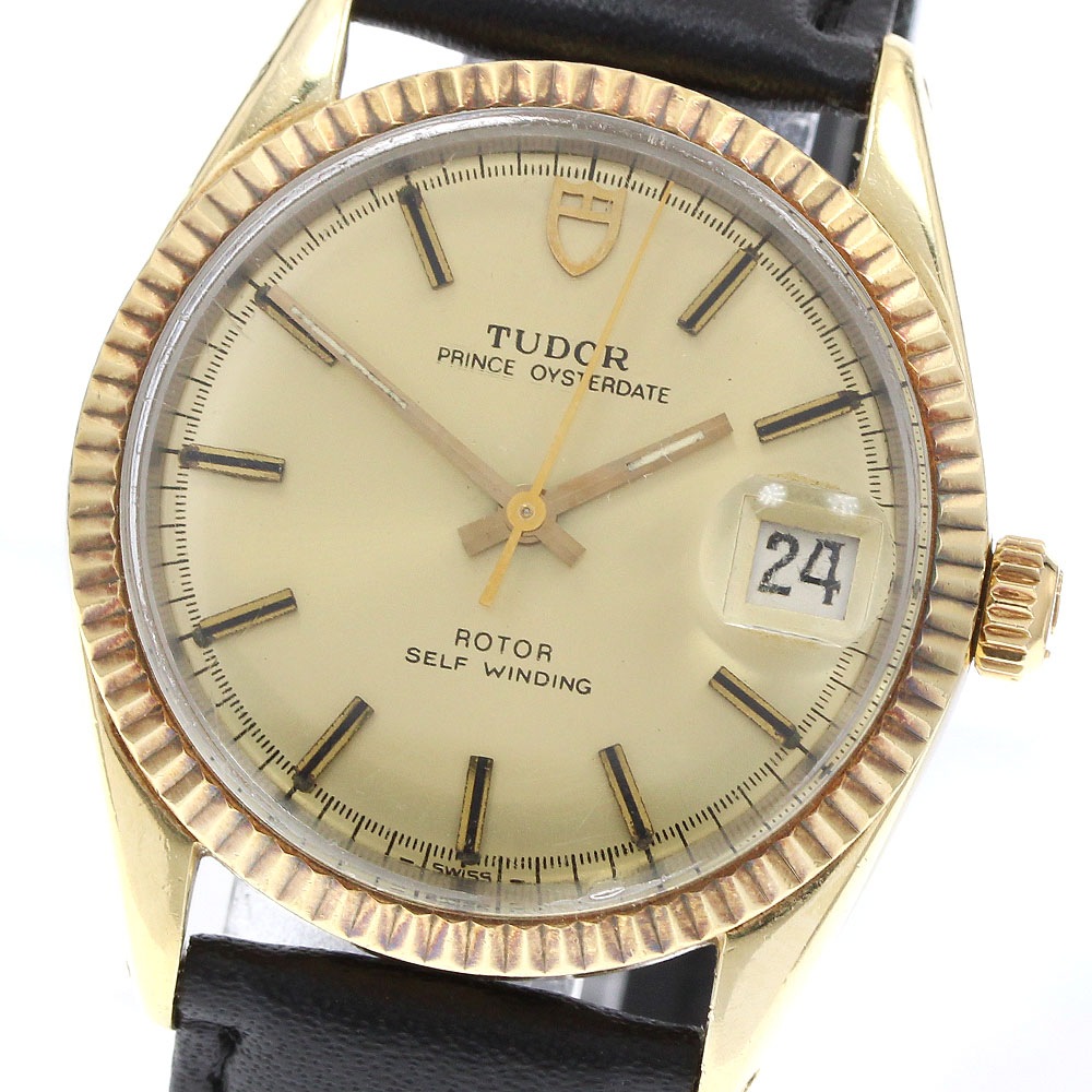 チュードル TUDOR 90715 プリンスオイスターデイト YGベゼル 自動巻き ボーイズ _917743【中古】