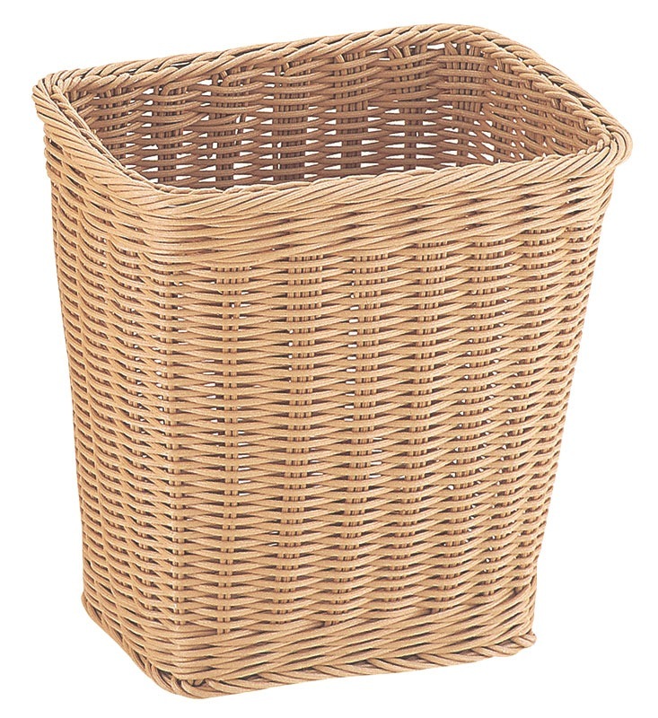 （まとめ買い）トーダイ PPラタン 角型トラッシュボックス 小型 アイボリーCF-609-IV [x3]