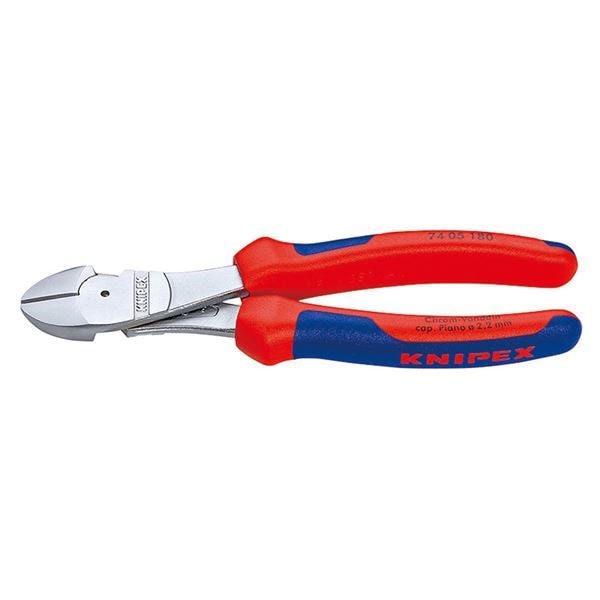 2022春夏新色】 KNIPEX（クニペックス）7405-200 強力型斜ニッパー（硬