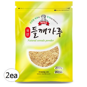 韓国産エゴマ粉 200gx2ea