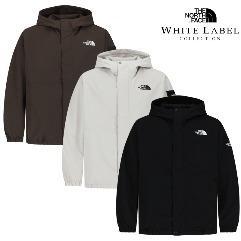 NJ3BR58 WHITE LABEL VILAN EX JACKET 撥水防風 裏地付き フード付き セミルーズで軽快 春秋の通勤通学や週末外出に心地よく羽織れる 多ポケットアウター ロゴ刺繍 軽量