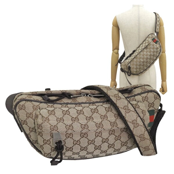グッチ バッグ レディース ショルダーバッグ アウトレット GGキャンバス ベージュ FADUK CROSSBODY BAG 802096FADUK9853 GUCCI