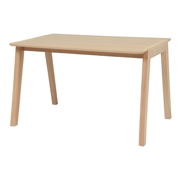 ダイニングテーブル 北欧 天然木 シンプル ナチュラル 幅120×奥行75×高さ70cm MI-8609NA