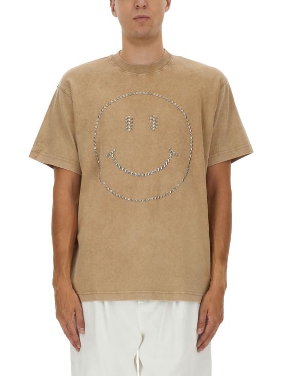 MOSCHINO Men T-Shirts 07035244 1084 BROWN