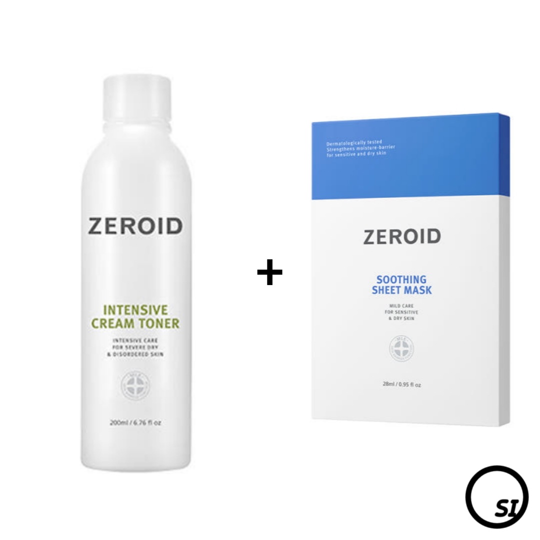 【SET】インテンシブ クリーム トナー 200ml + スージング シート マスクパック 5枚