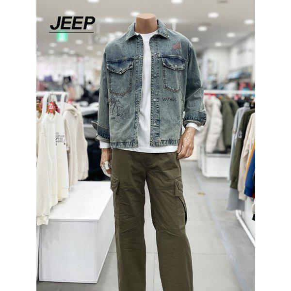 男女共用プリントデニムジャケット(JR1JKU711)_DG