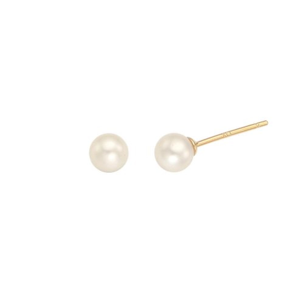 ロイド淡水パール 4mm ピアス LPFL4C04G