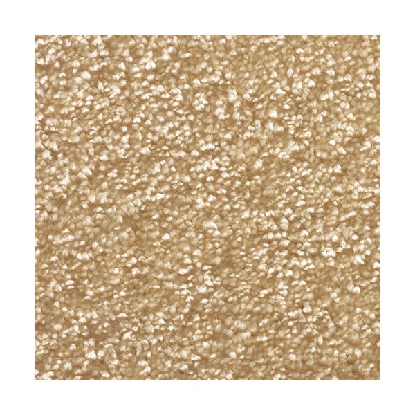 防炎 ラグマット/絨毯 [江戸間10畳 ベージュ] ホットカーペット対応 『ジェイド』 プレーベル