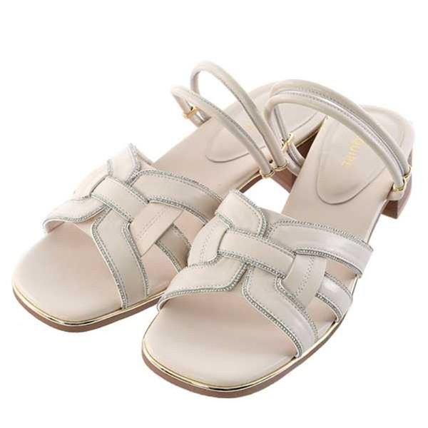 [] 女性ストラップサンダル4CM(EQFMSD953IV) [P003814589]