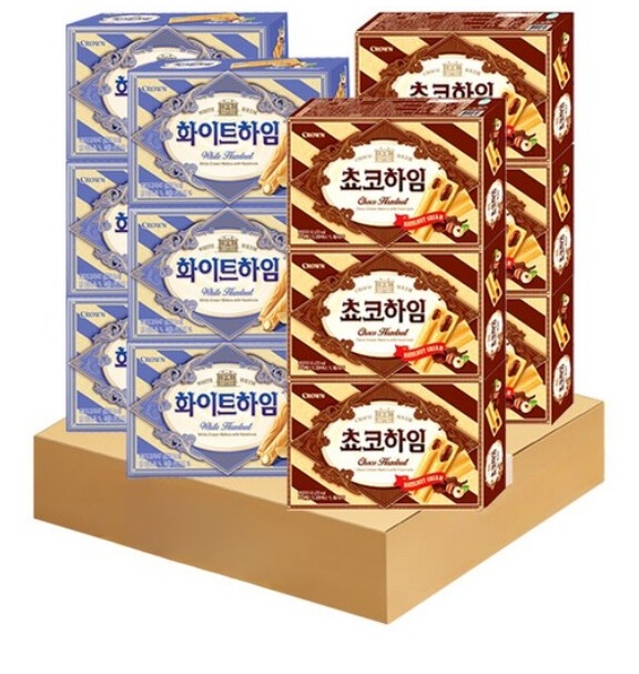 ブルゾン ンハイムセット 12個入(チョコハイム 47g x 6+ホワイトハイム 47g x 6)