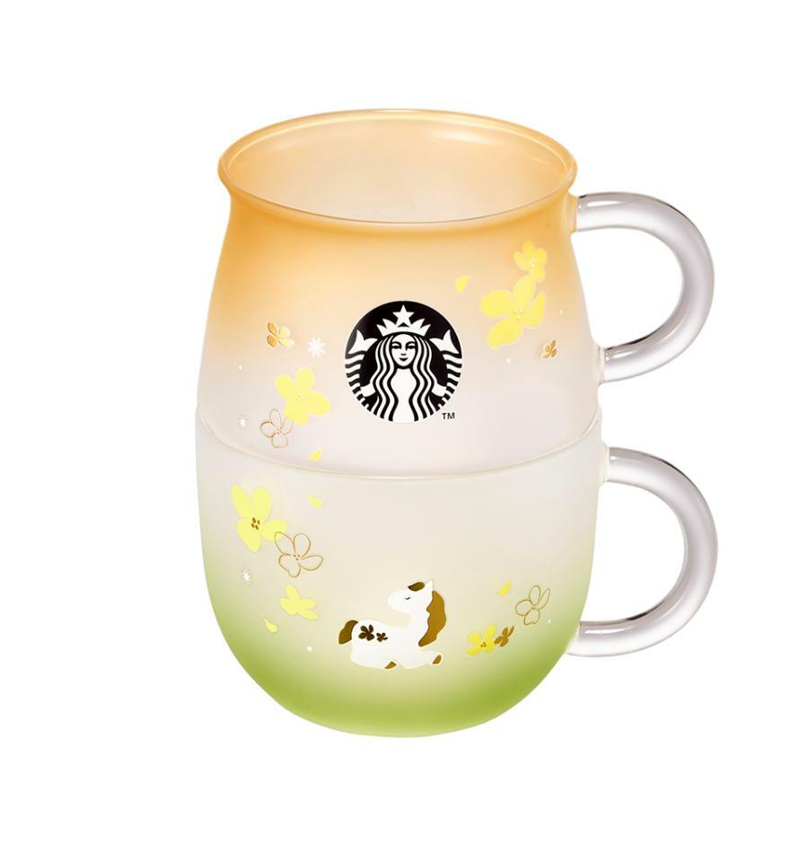 済州 スタッキング グラス 2P セット 韓国スターバ グッズ