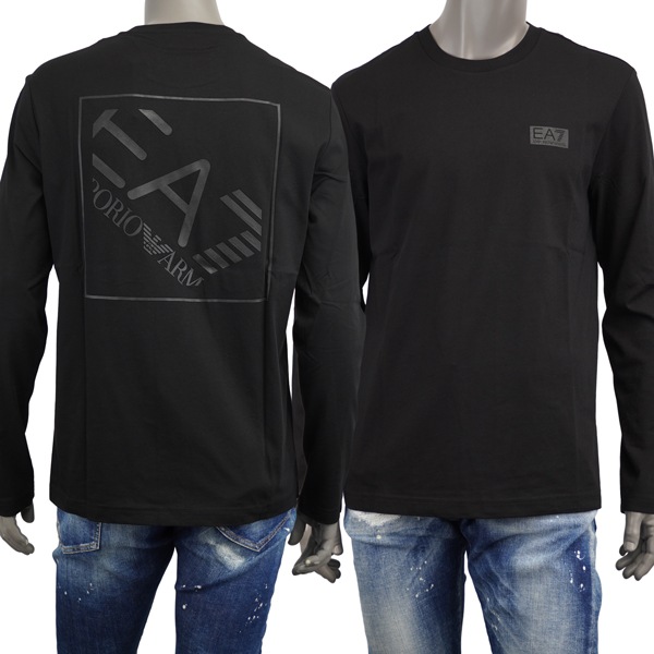 EA7 EMPORIO ARMANI イーエーセブン エンポリオ・アルマーニ Logo Series バックロゴ 長袖Tシャツ/7M001488 AF17789 UC001