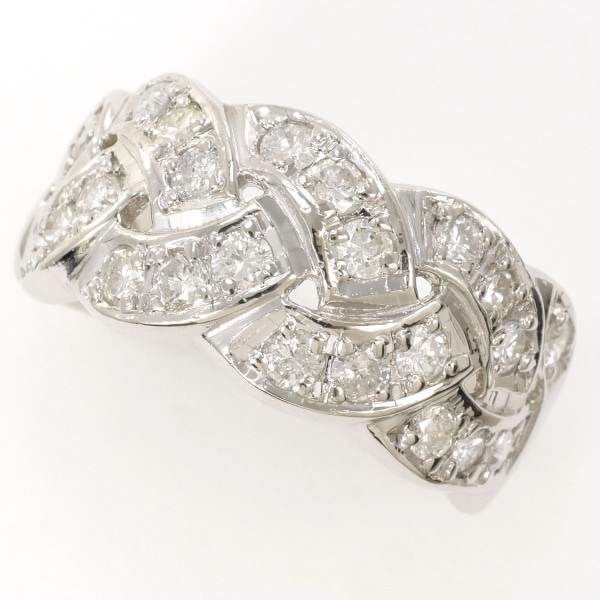 PT900 プラチナ リング 指輪 14.5号 ダイヤ 1.00 カード鑑別書 ジュエリー 中古 65,120円