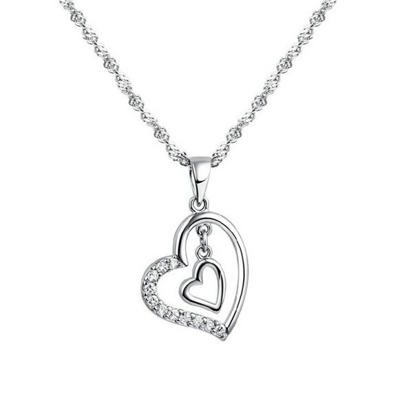 2連ハートキュービックネックレス送料無料！ LUPIS