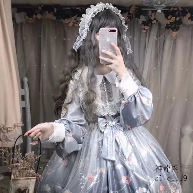 ロリータドレス キャミソール裾 お姫様ドレス文化祭 イベント ハロウィン コスプレ衣装 仮装 変装ワンピースJSK ゴシック&ロリータ Lolita