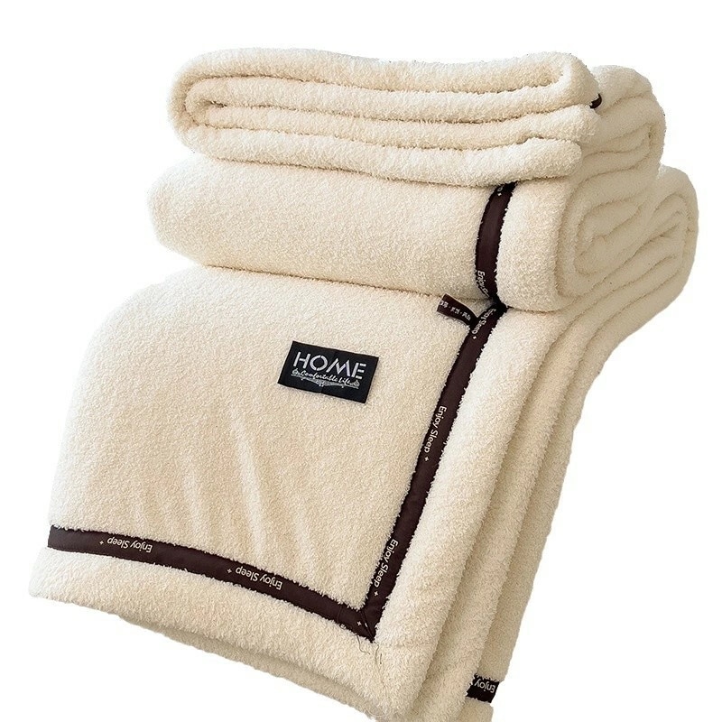 毛布 室内用 冬用 増粘 サンゴフリース 極寒対策 暖かい ひざ掛け リビング 営業所用 午睡用 ルームウェア