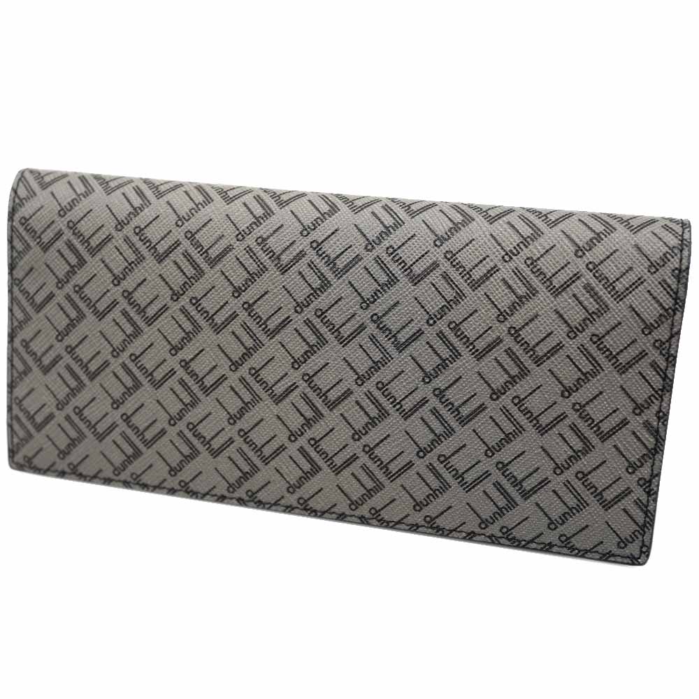 ダンヒル 長財布 メンズ 二つ折り シグネチャー グラナイトグレー dunhill Signature Granite Leather DU21R2100LT038R