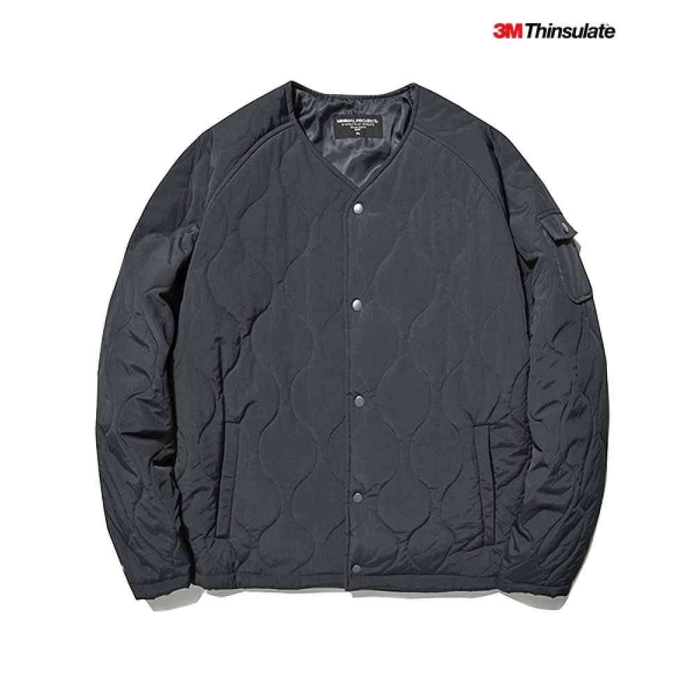 MINIMALPROJECT 3Mシンシュレートパディングキルティングジャケット MJK106 [DARK GRAY]