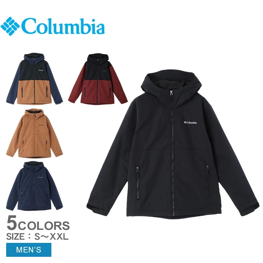 レイクパウエルIIジャケット XE8964 メンズ ウェア ダウン 保温 撥水 ファスナー フード アウトドア レジャー シンプル カジュアル 長袖 上着 羽織 防寒