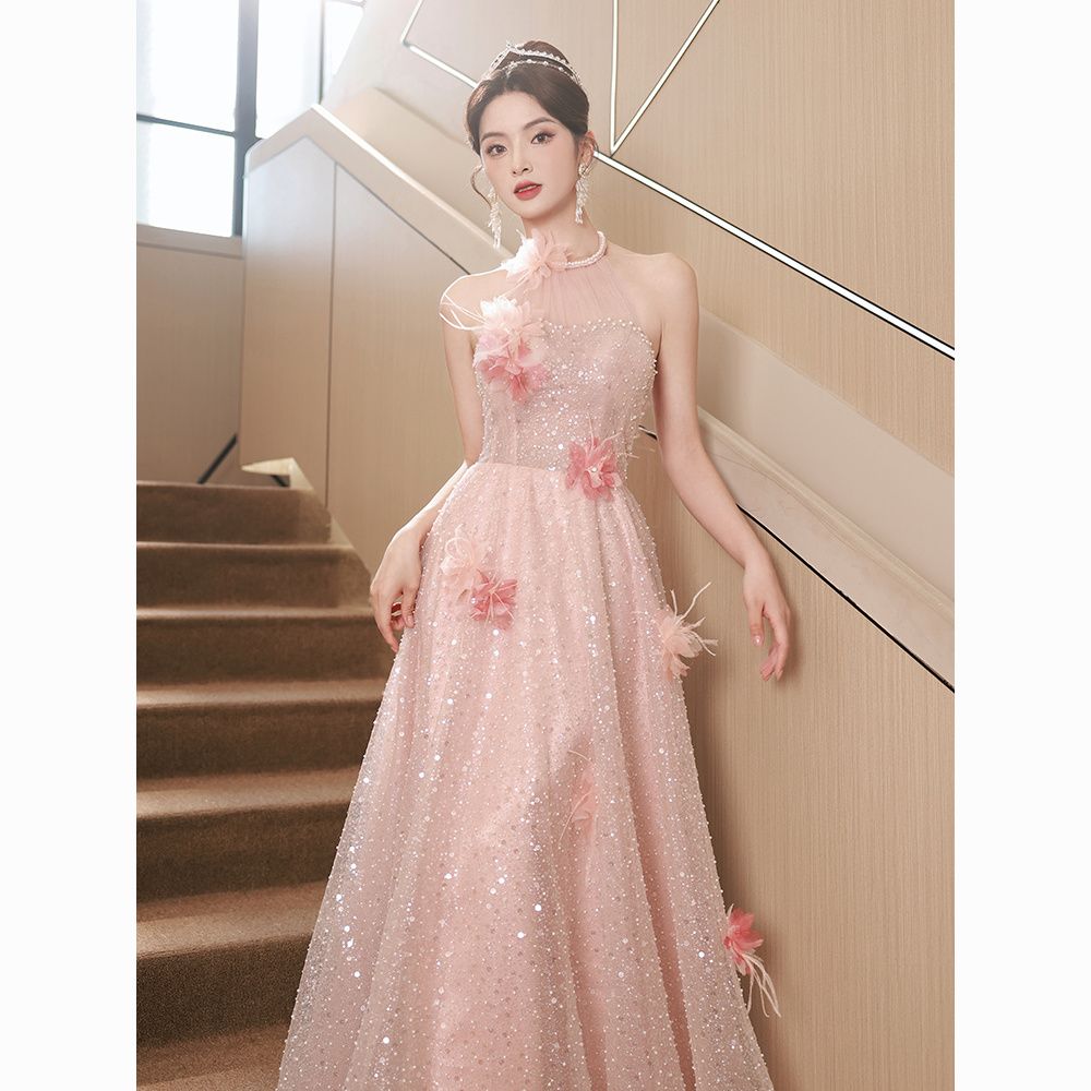 ドレス イブニングガウン2025新しいパーティースリムなディナーイブニングガウン まとめトク 5,367円