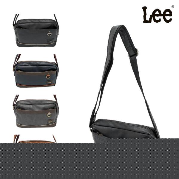 Lee 320-3158 ヨコ型ショルダーバッグ 斜め掛け 鞄 カバン かばん バッグ 普段使い お出かけ 使いやすい カジュアル 合皮 メンズ プレゼント ギフト ブラック 5,059円